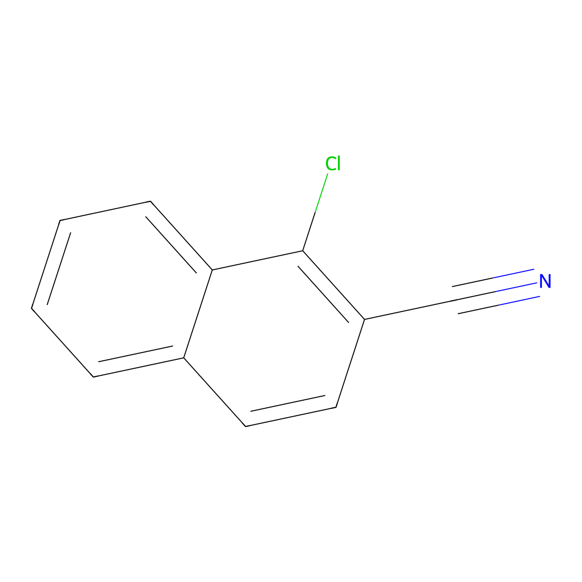 1-Chloro-2-cyanonaphthalene molecular structure, CAS 52449-78-2