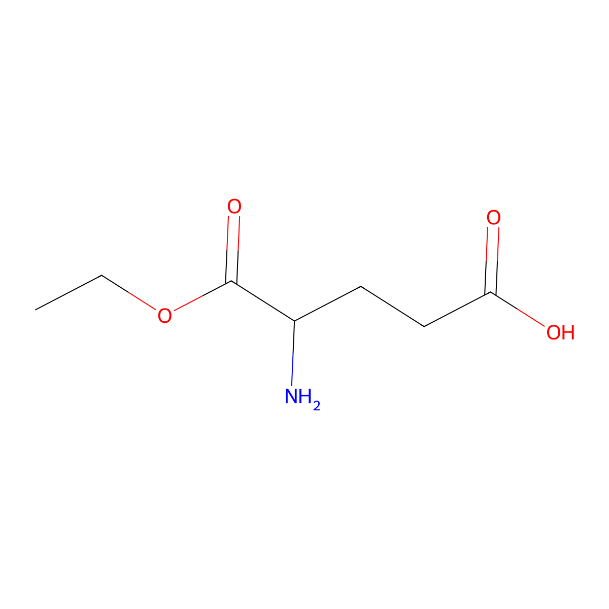 (S)-4-Amino-5-ethoxy-5-oxopentanoic acid molecular structure, CAS 52454-78-1