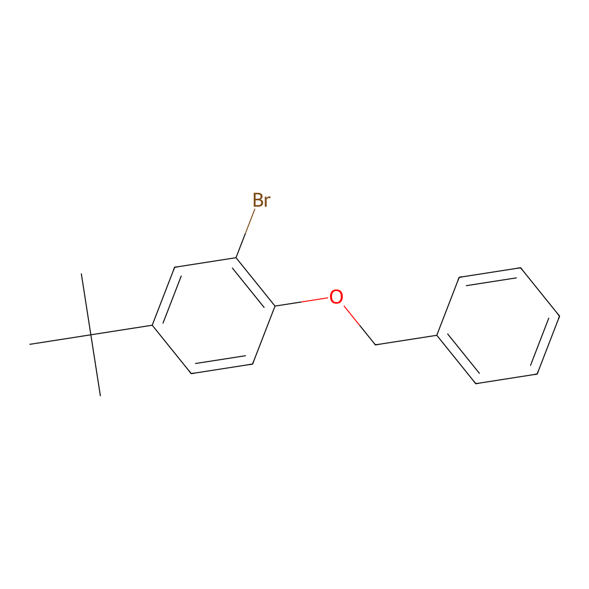 1-(Benzyloxy)-2-bromo-4-tert-butylbenzene molecular structure, CAS 52458-11-4