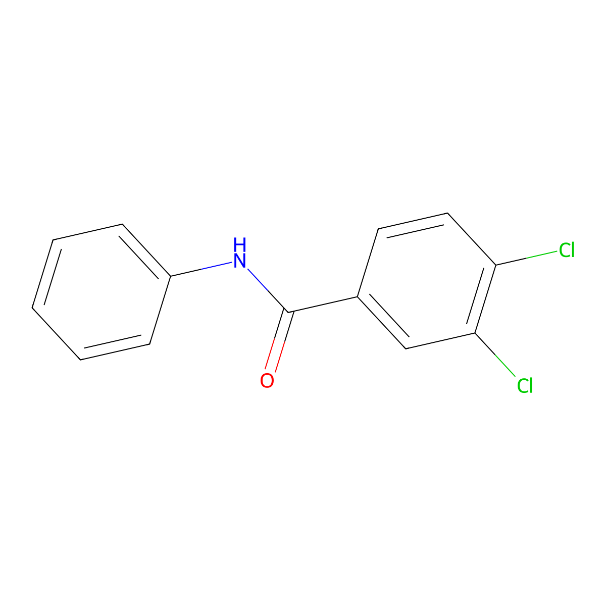 3,4-dichloro-N-phenylbenzamide molecular structure, CAS 5246-12-8