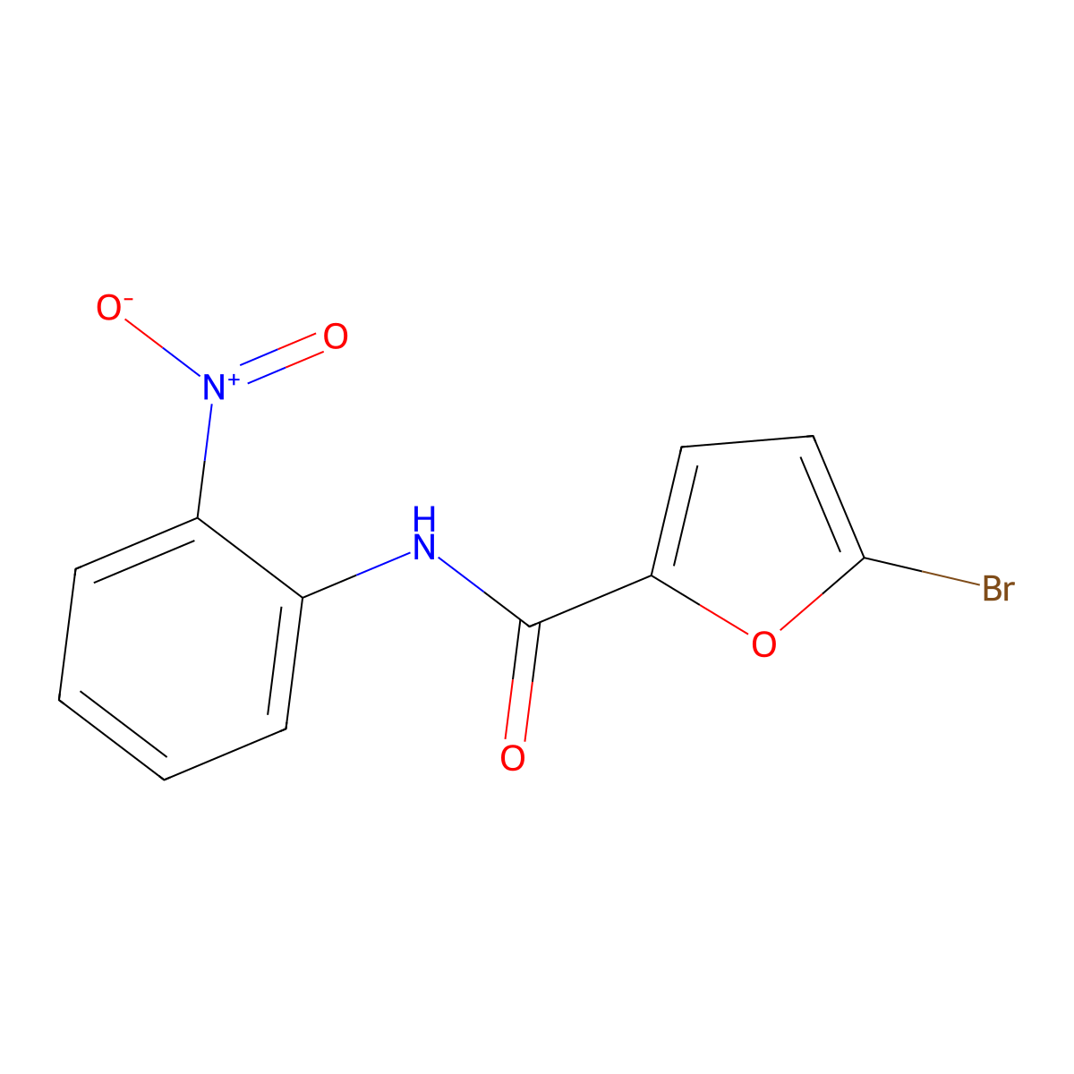 5-bromo-N-(2-nitrophenyl)furan-2-carboxamide molecular structure, CAS 5246-13-9