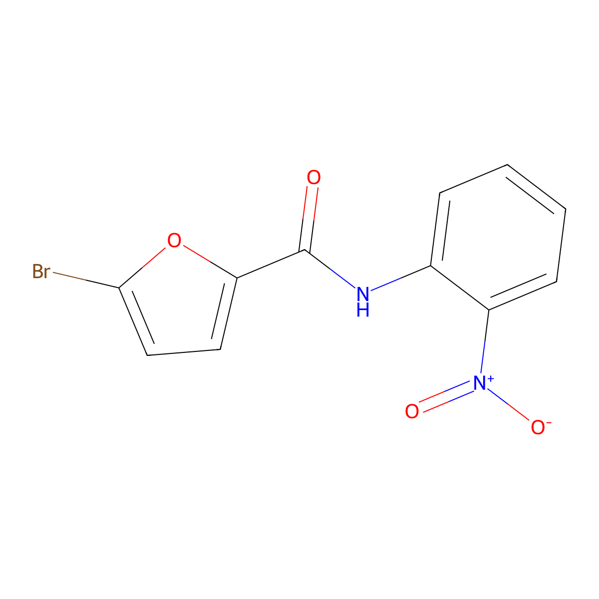 5-bromo-N-(2-nitrophenyl)furan-2-carboxamide molecular structure, CAS 5246-13-9