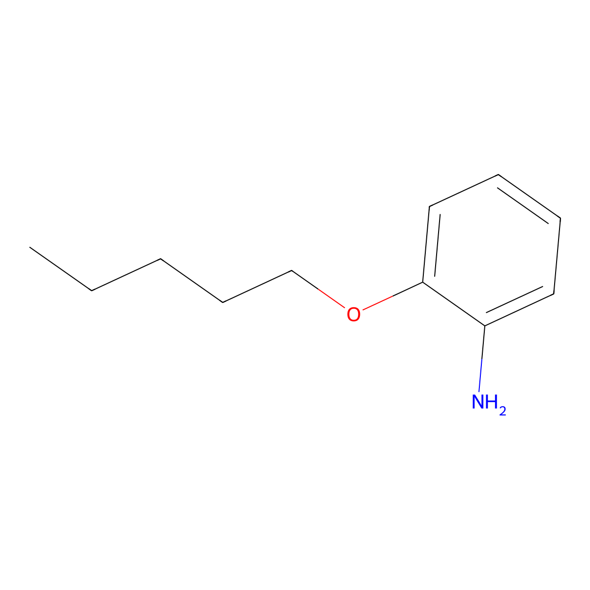 2-(Pentyloxy)aniline molecular structure, CAS 52464-51-4