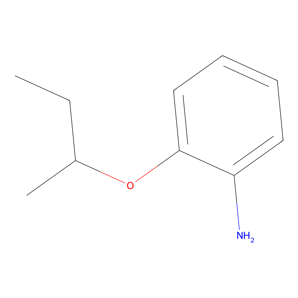 (2-Sec-butoxyphenyl)amine molecular structure, CAS 52464-53-6