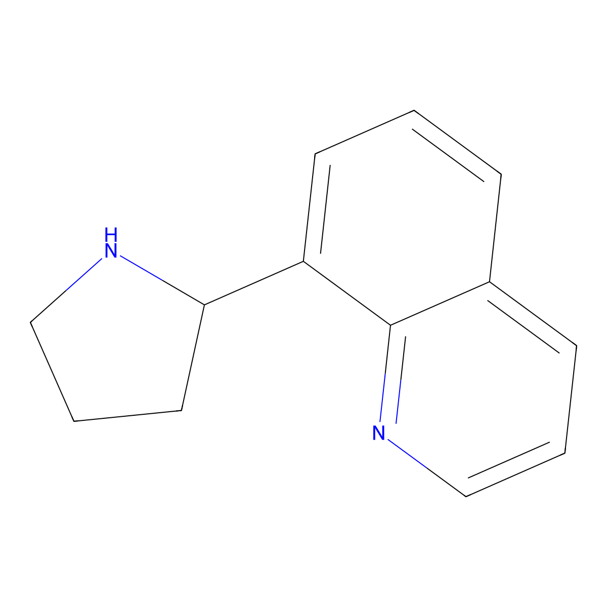 Quinoline, 8-(2-pyrrolidinyl)- molecular structure, CAS 524674-09-7