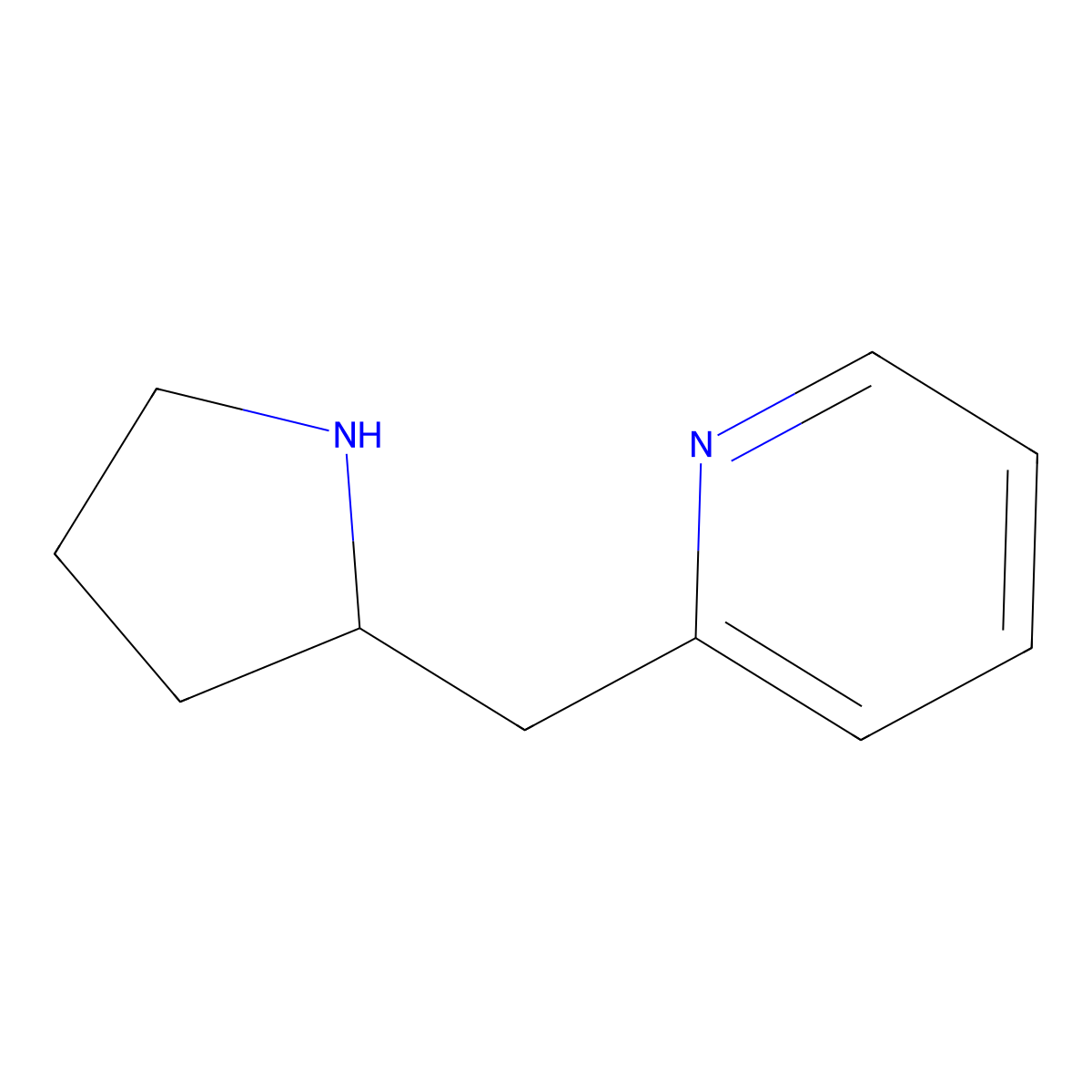 2-(2-Pyrrolidinylmethyl)Pyridine molecular structure, CAS 524674-44-0
