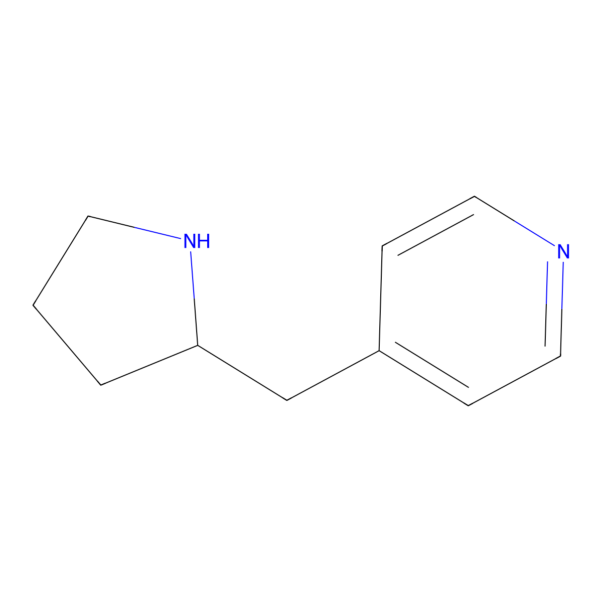 4-(Pyrrolidin-2-ylmethyl)pyridine molecular structure, CAS 524674-49-5