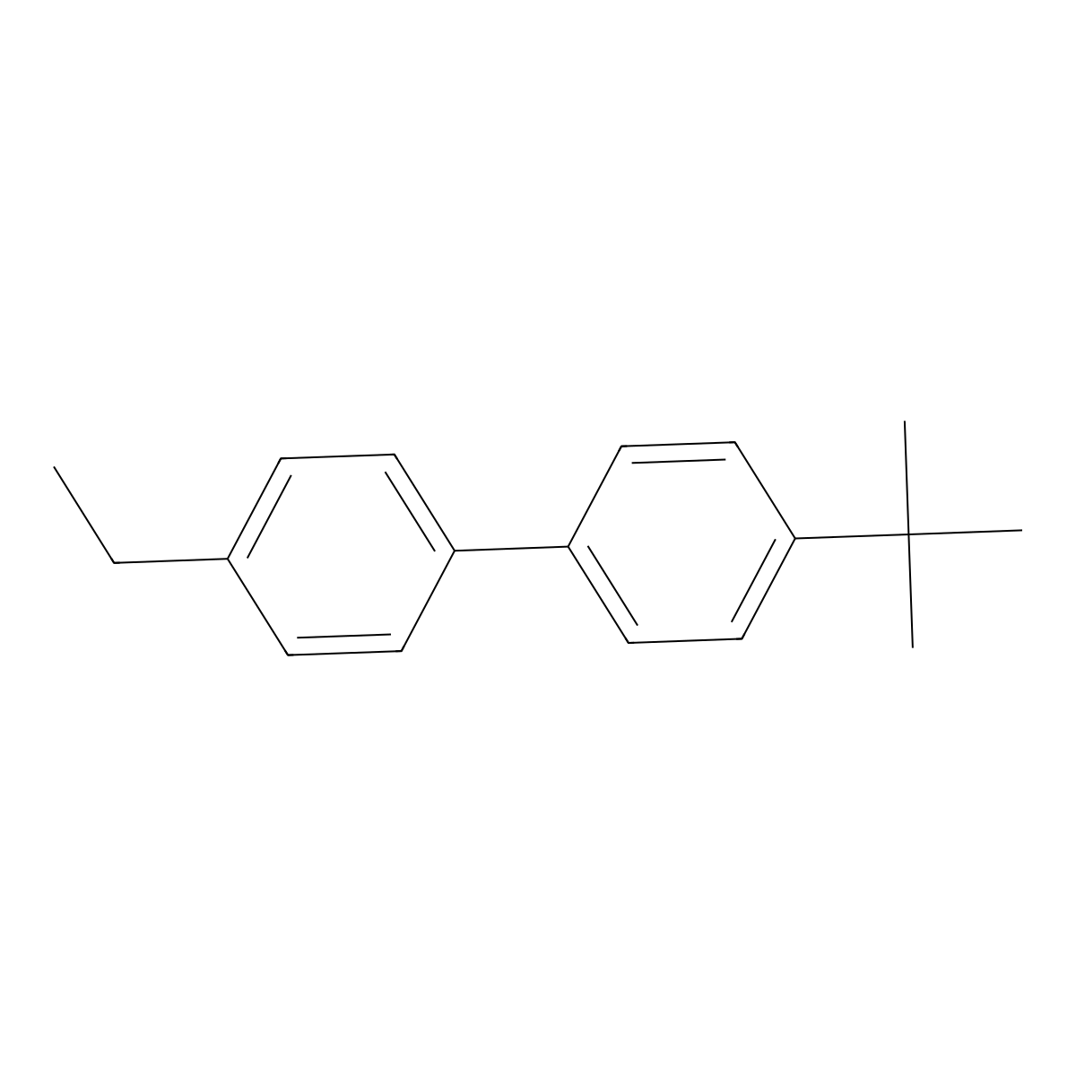 4-(1,1-Dimethylethyl)-4'-ethyl-1,1'-biphenyl molecular structure, CAS 524698-54-2