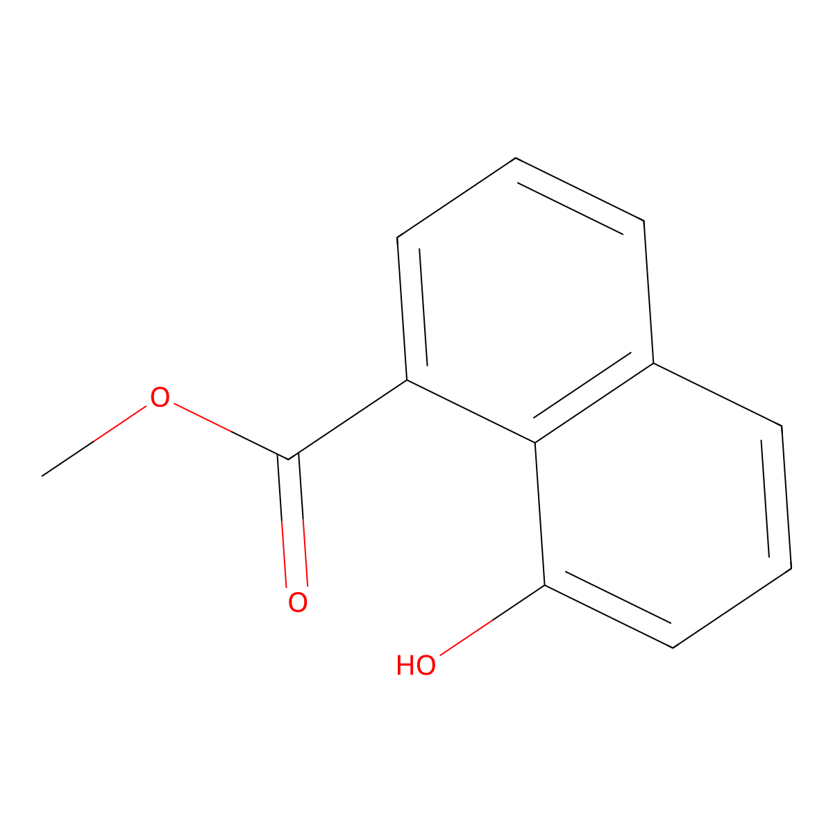 Methyl 8-hydroxy-1-naphthoate molecular structure, CAS 5247-86-9