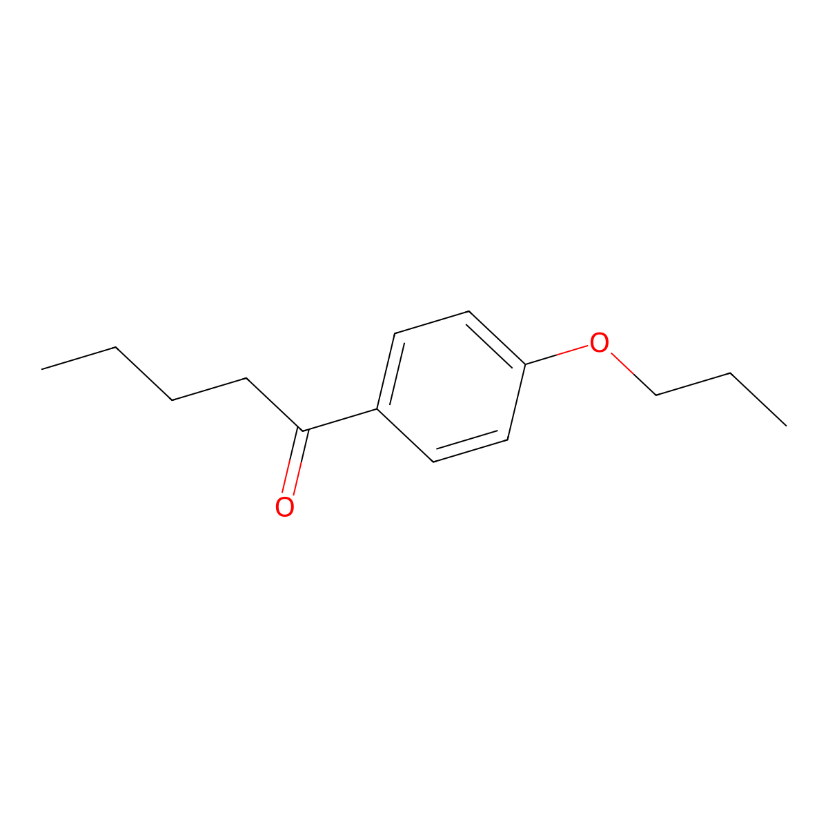 1-(4-Propoxyphenyl)pentan-1-one molecular structure, CAS 524732-39-6