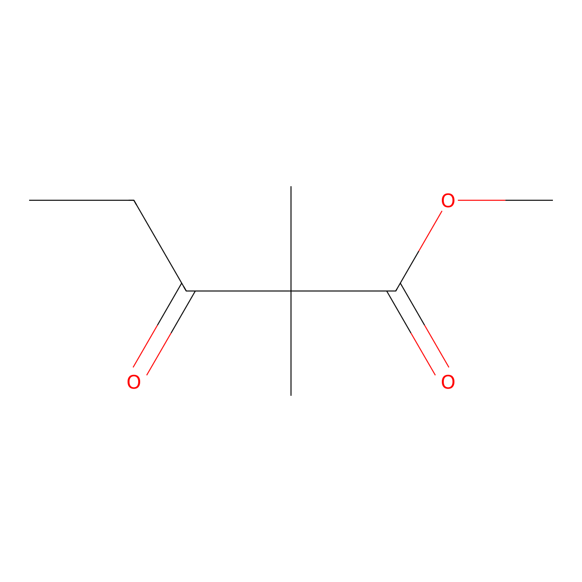 Methyl 2,2-dimethyl-3-oxopentanoate molecular structure, CAS 524735-91-9