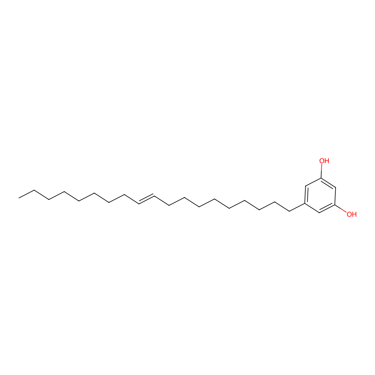 5-[(Z)-Nonadec-10-enyl]benzene-1,3-diol molecular structure, CAS 52483-22-4