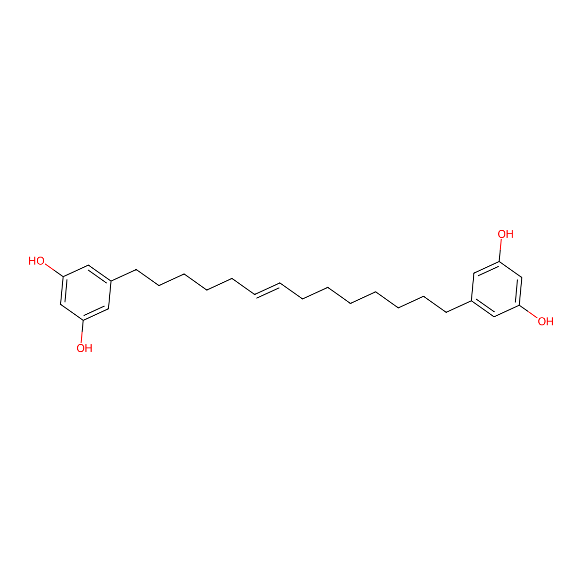 5-((Z)-14-(3,5-Dihydroxyphenyl)Tetradec-8-Enyl)Benzene-1,3-Diol molecular structure, CAS 52483-24-6