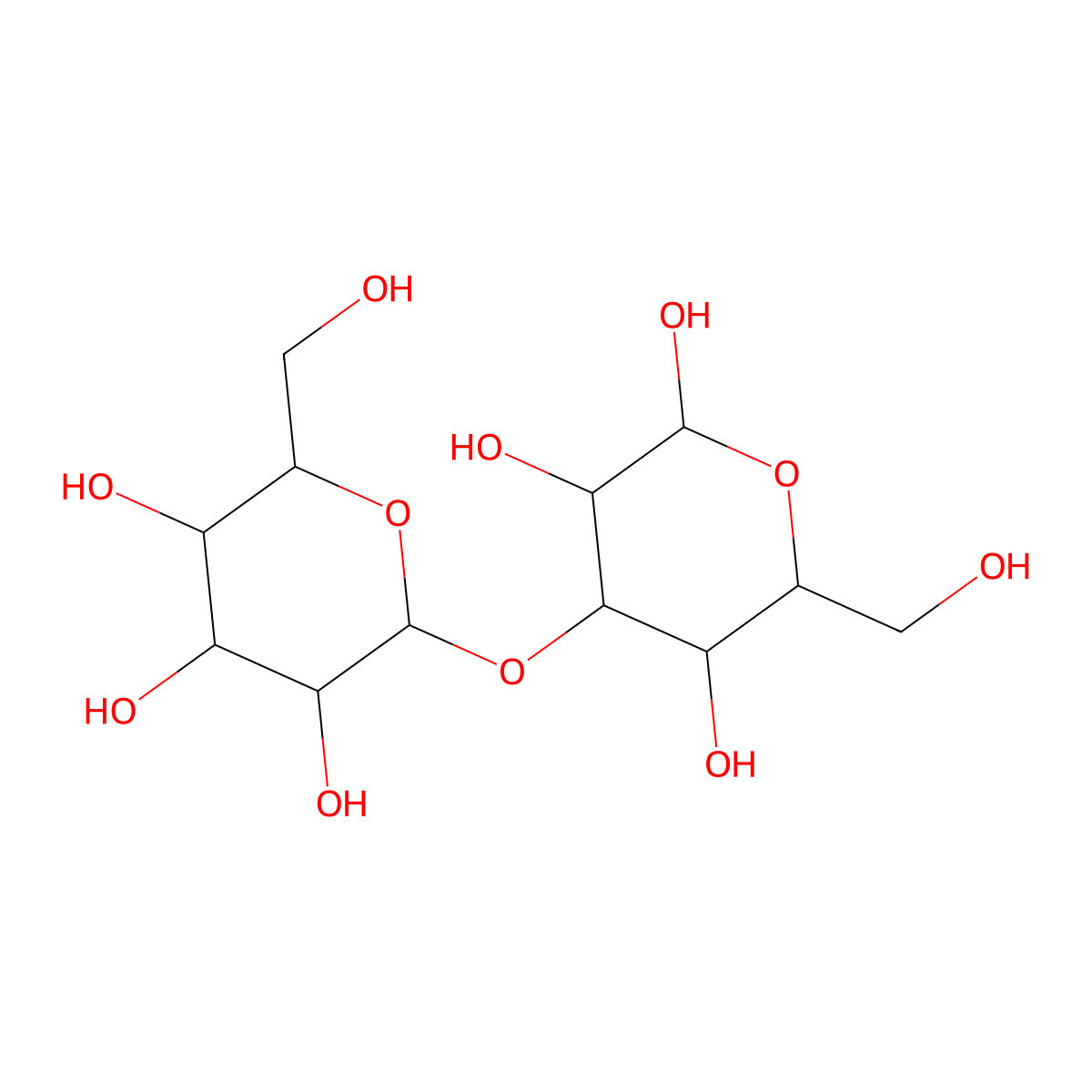 beta-Laminaribiose molecular structure, CAS 52485-11-7