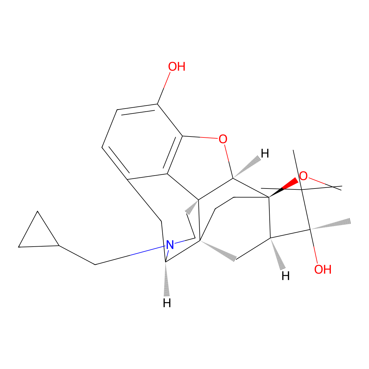 Buprenorphine molecular structure, CAS 52485-79-7