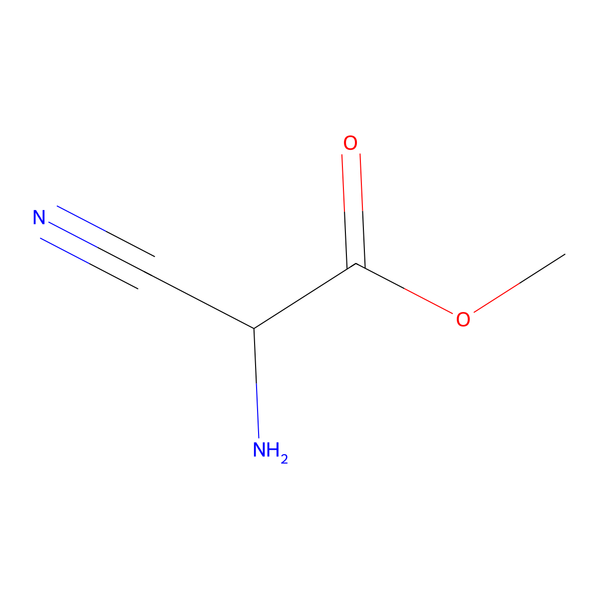 Methyl 3-nitriloalaninate molecular structure, CAS 52486-70-1