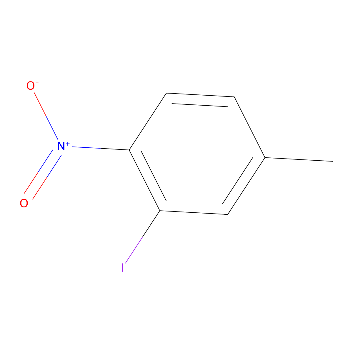 3-Iodo-4-nitrotoluene molecular structure, CAS 52488-29-6