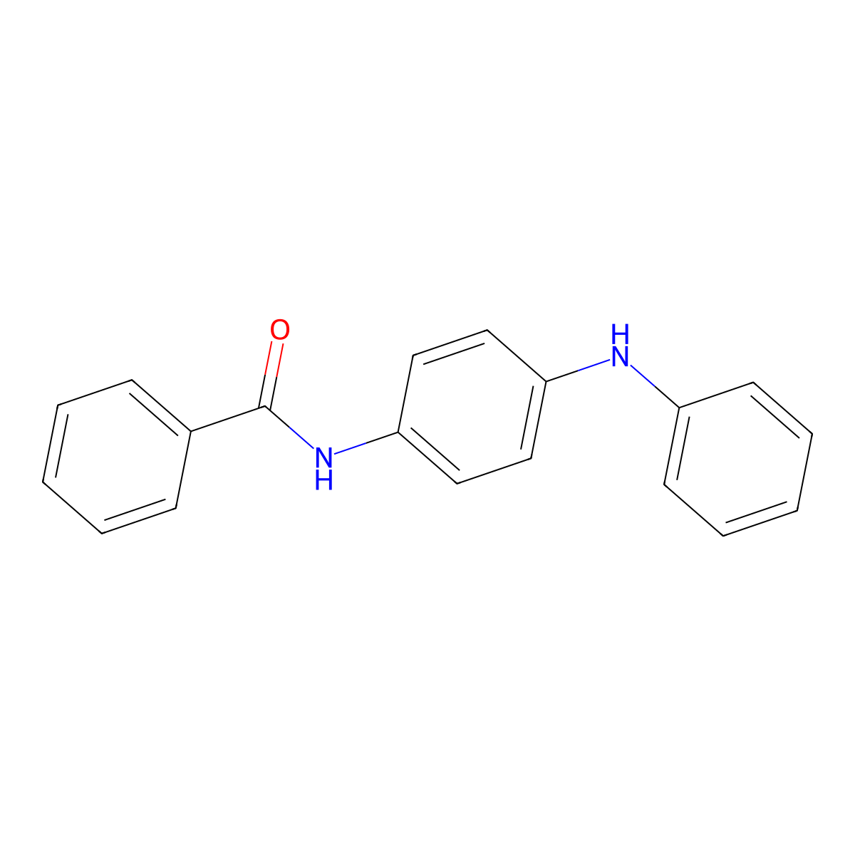N-(4-anilinophenyl)benzamide molecular structure, CAS 5249-49-0