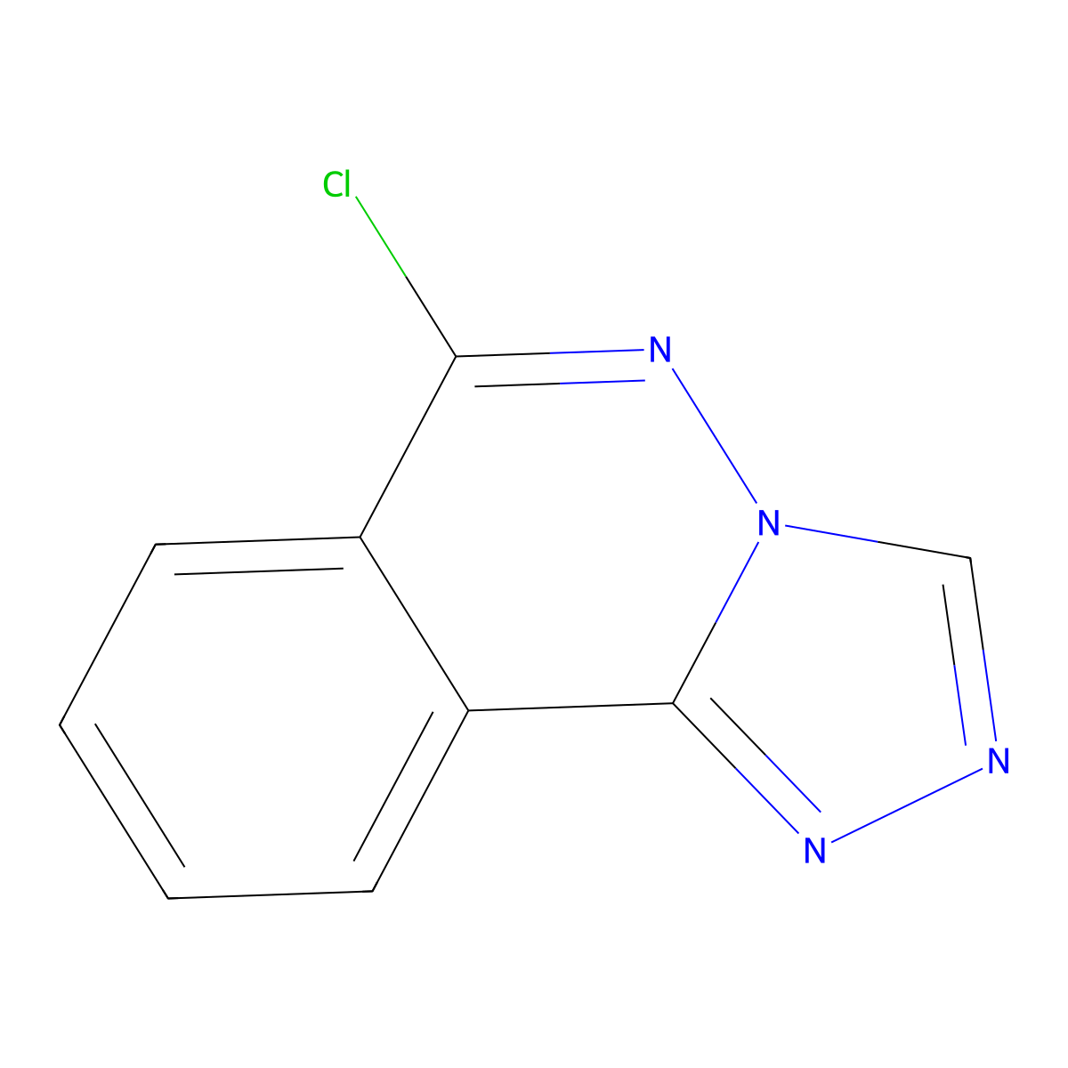 6-Chloro-[1,2,4]triazolo[3,4-a]phthalazine molecular structure, CAS 52494-53-8