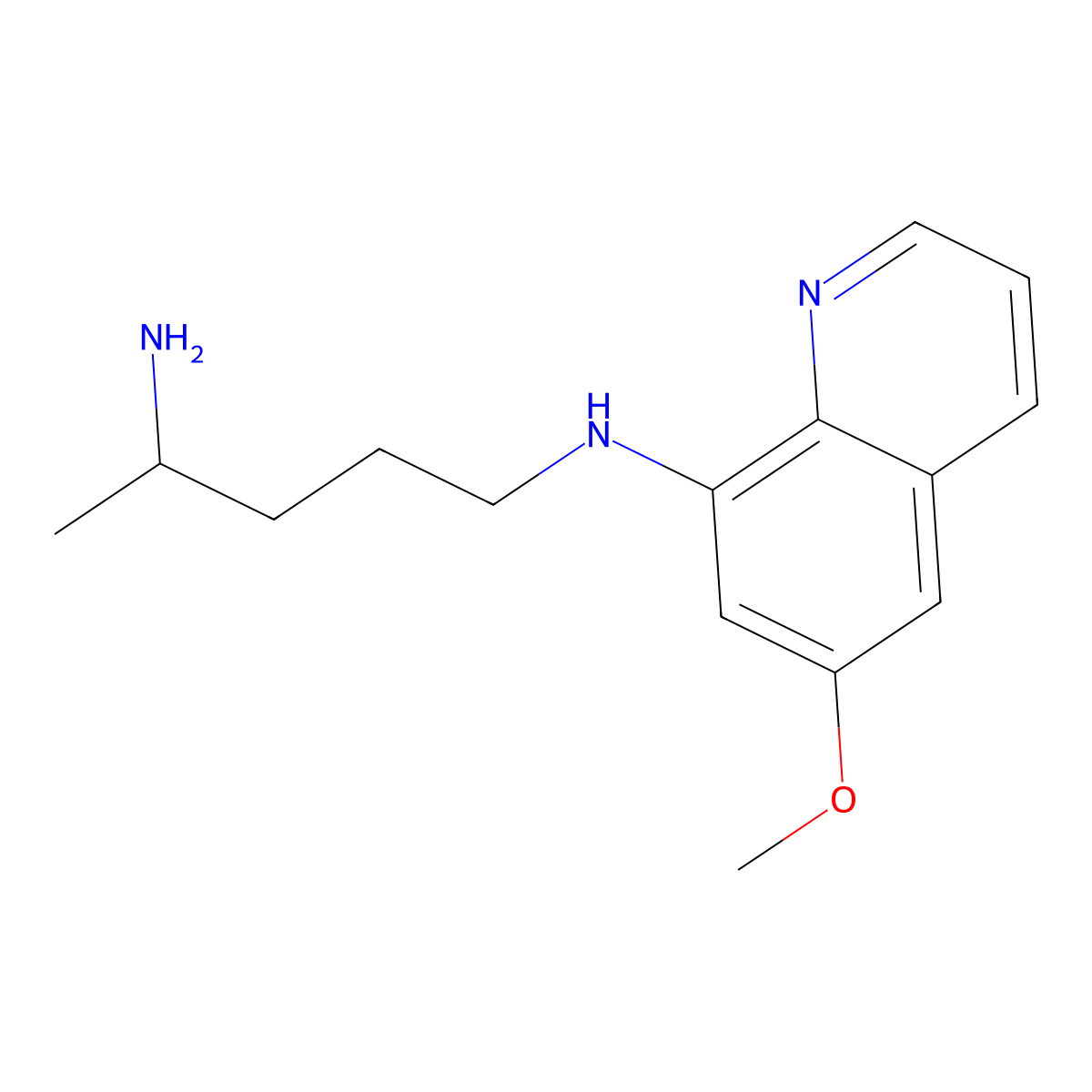 Quinocide molecular structure, CAS 525-61-1