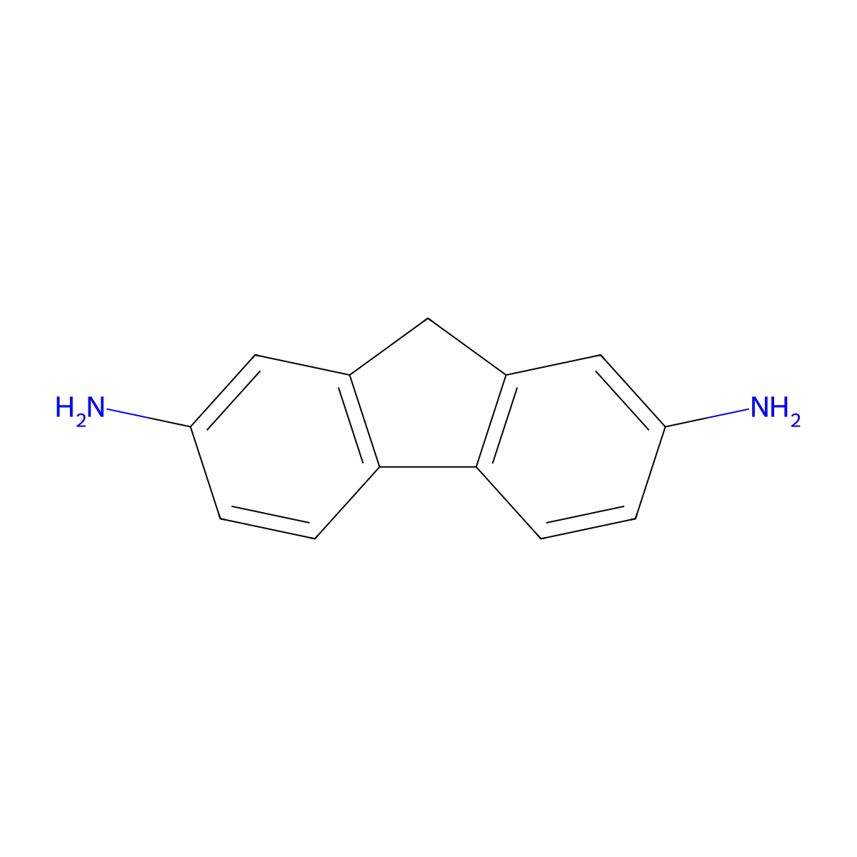 2,7-Diaminofluorene molecular structure, CAS 525-64-4