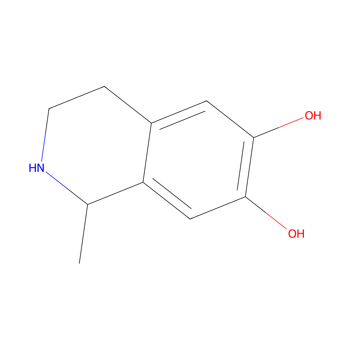 (RS)-Salsolinol molecular structure, CAS 525-72-4