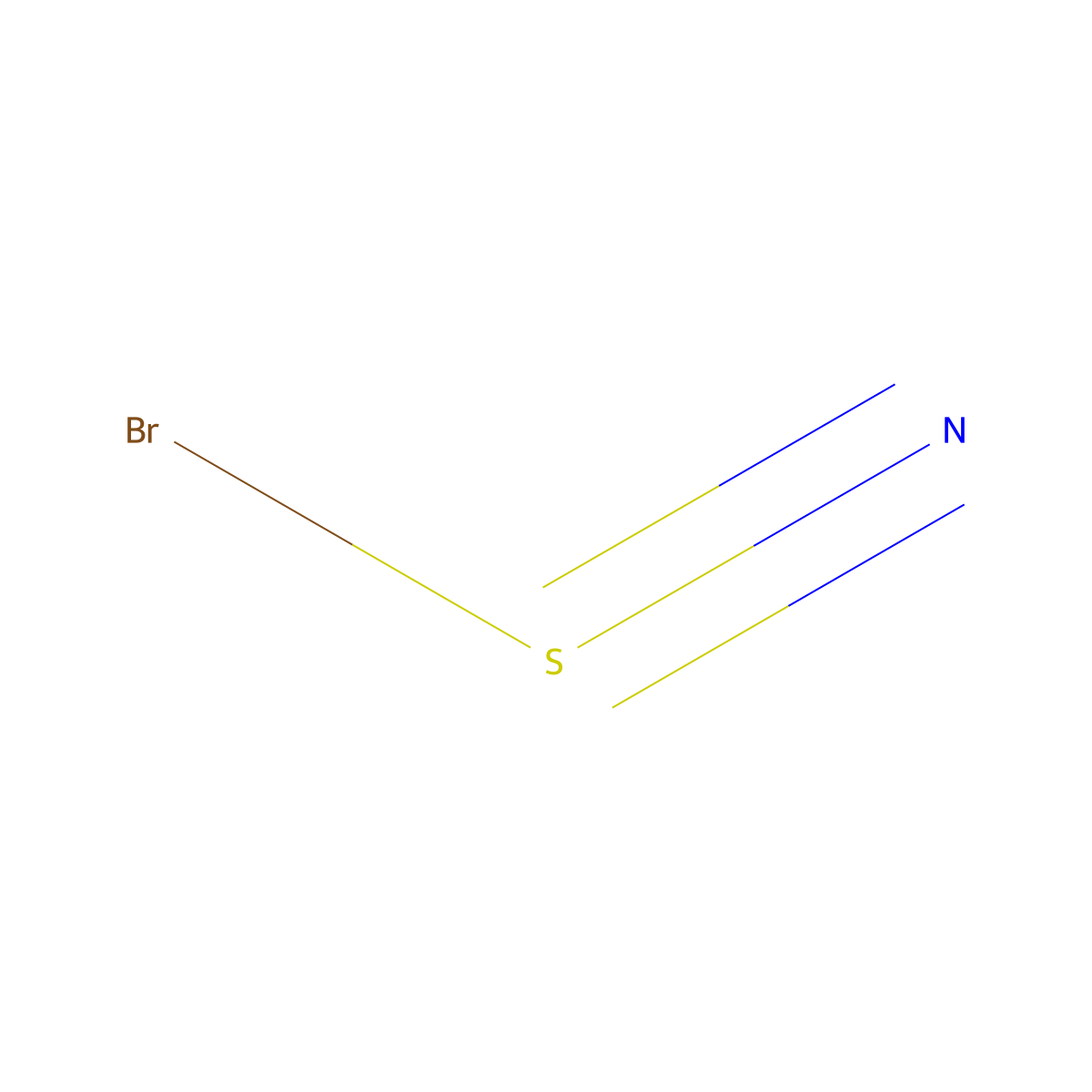 Thiazyl bromide molecular structure, CAS 52509-85-0