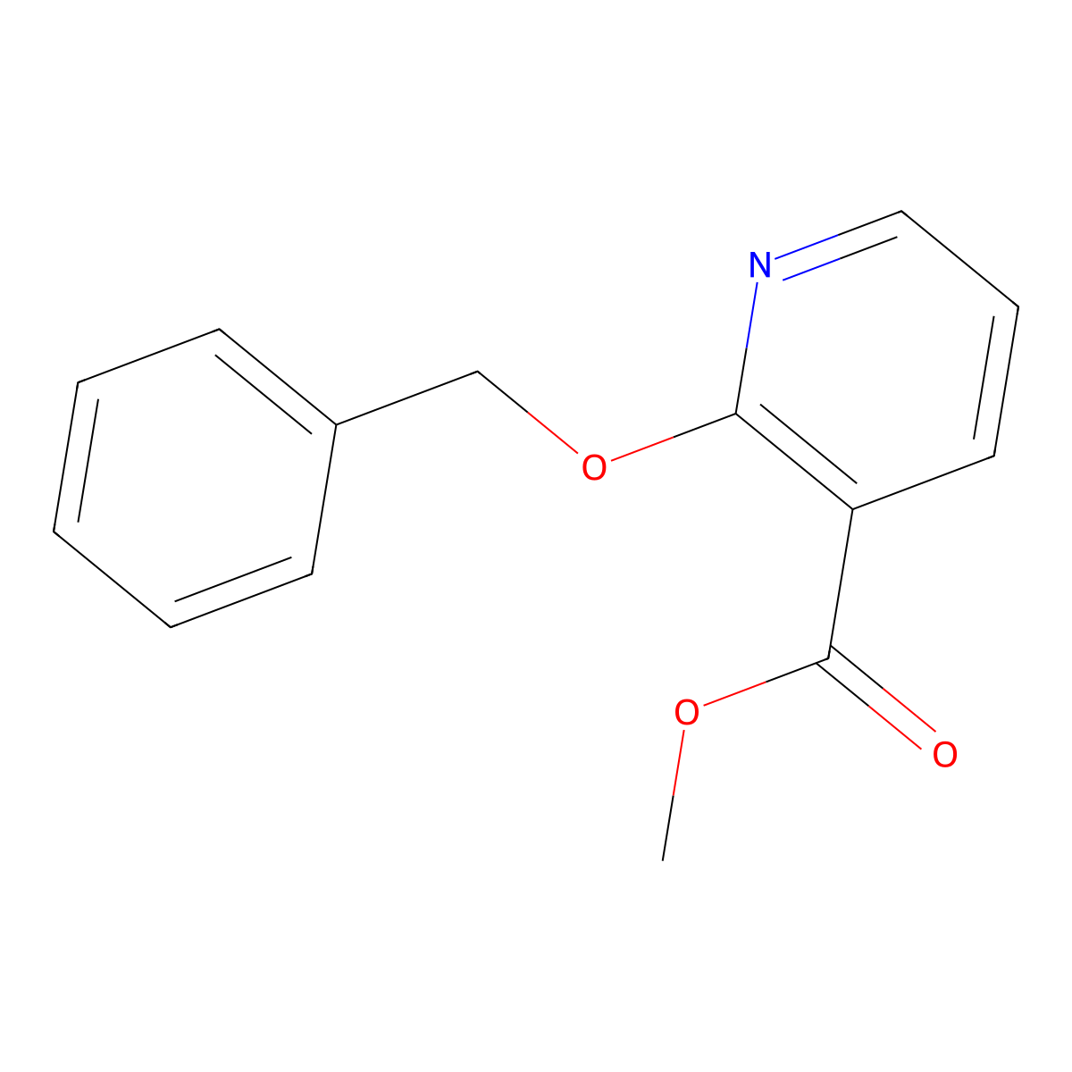 2-Benzyloxy-nicotinic acid methyl ester molecular structure, CAS 52513-17-4