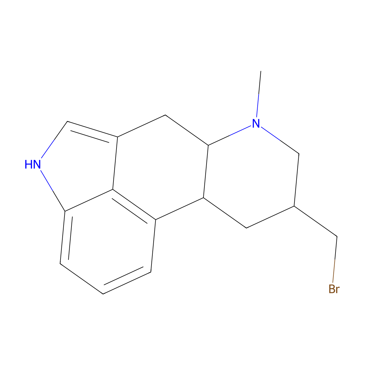 17-Bromofestuclavine molecular structure, CAS 52517-34-7
