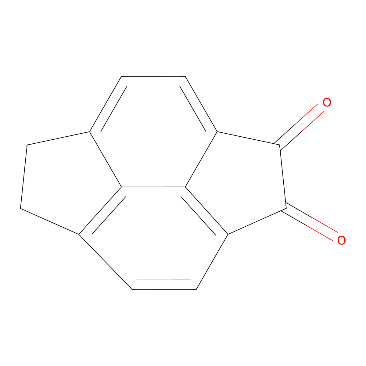 5,6-Dihydrocyclopenta[fg]acenaphthylene-1,2-dione molecular structure, CAS 5254-01-3