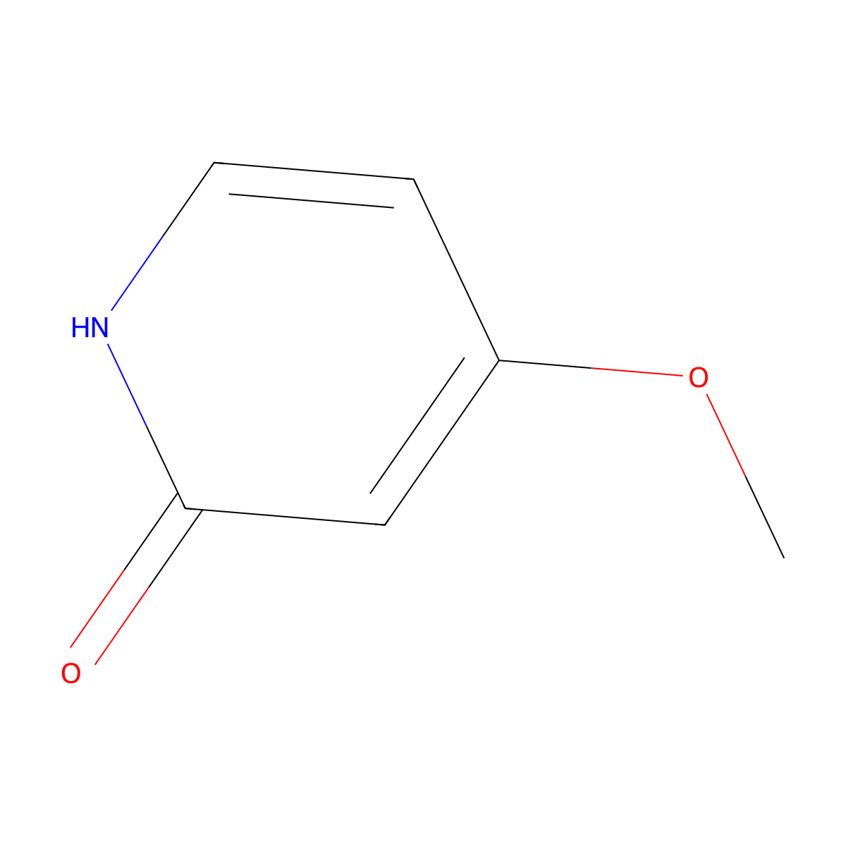 4-Methoxypyridin-2(1H)-one molecular structure, CAS 52545-13-8