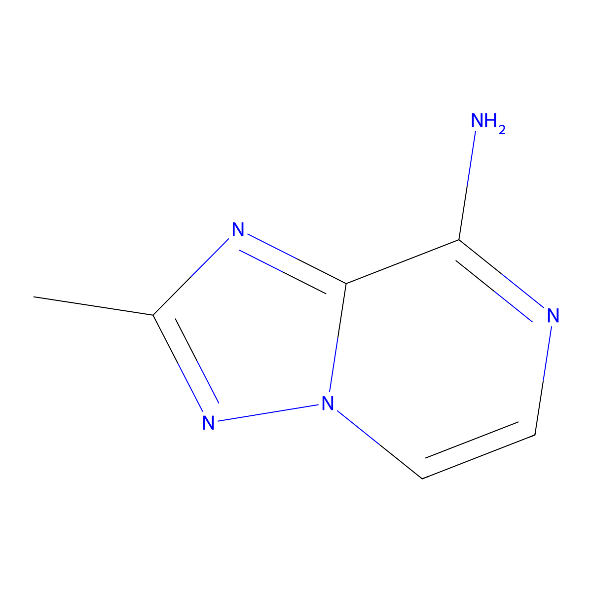 2-Methyl-[1,2,4]triazolo[1,5-a]pyrazin-8-amine molecular structure, CAS 52546-65-3