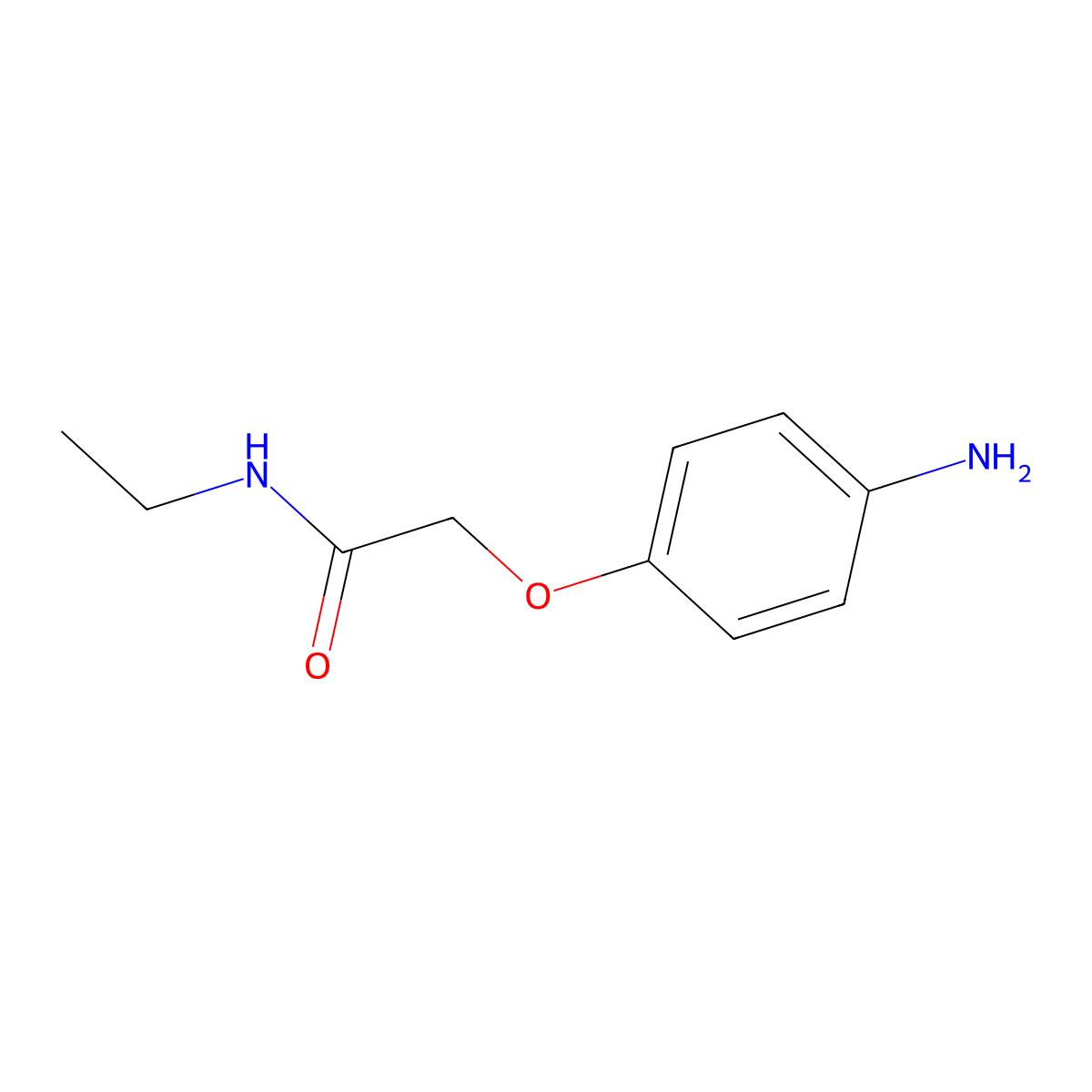 2-(4-aminophenoxy)-N-ethylacetamide molecular structure, CAS 52547-49-6