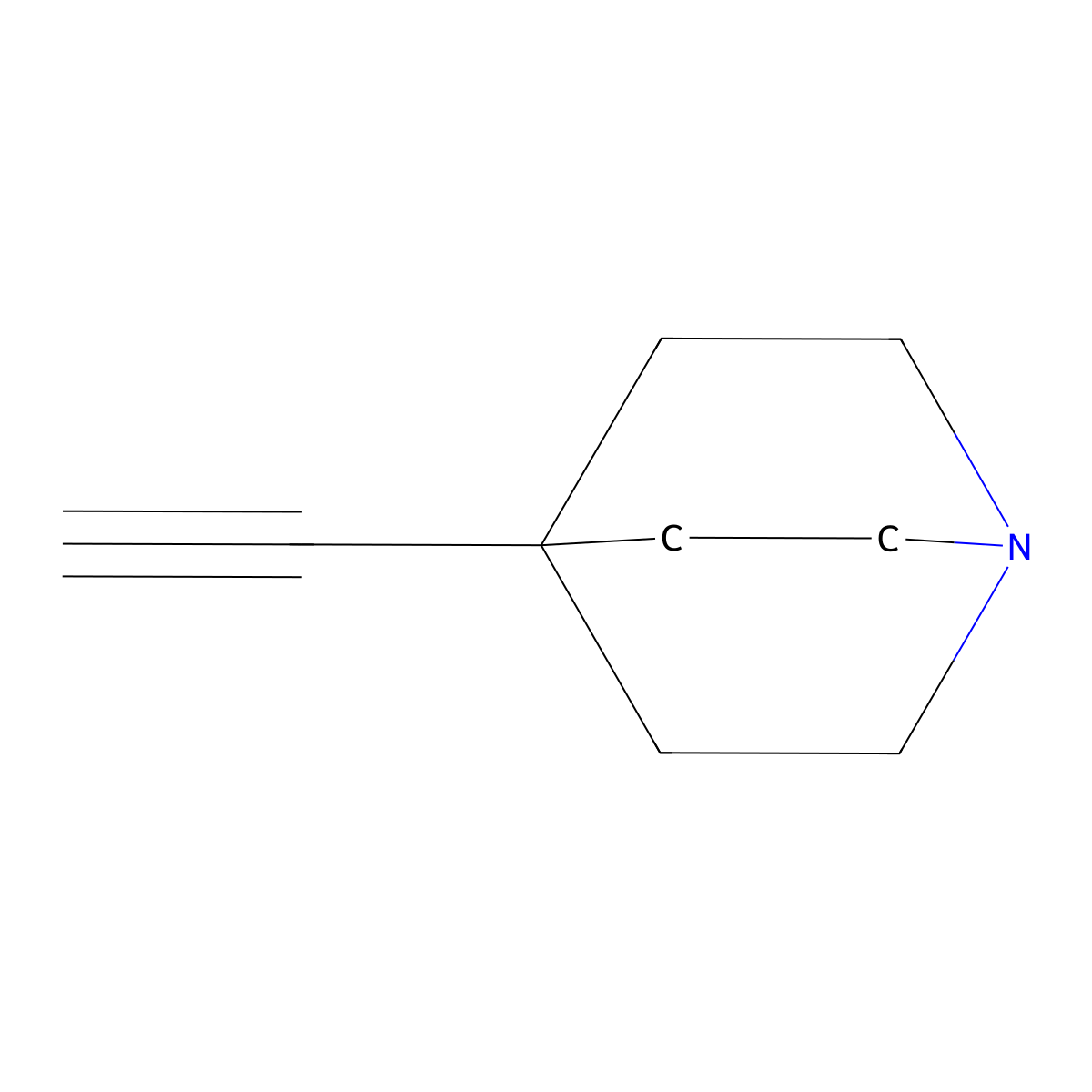 4-Ethynyl-1-azabicyclo[2.2.2]octane molecular structure, CAS 52547-86-1