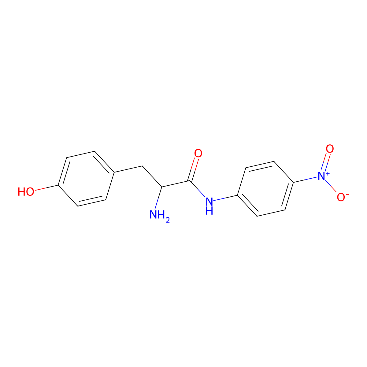 H-Tyr-pna molecular structure, CAS 52551-07-2