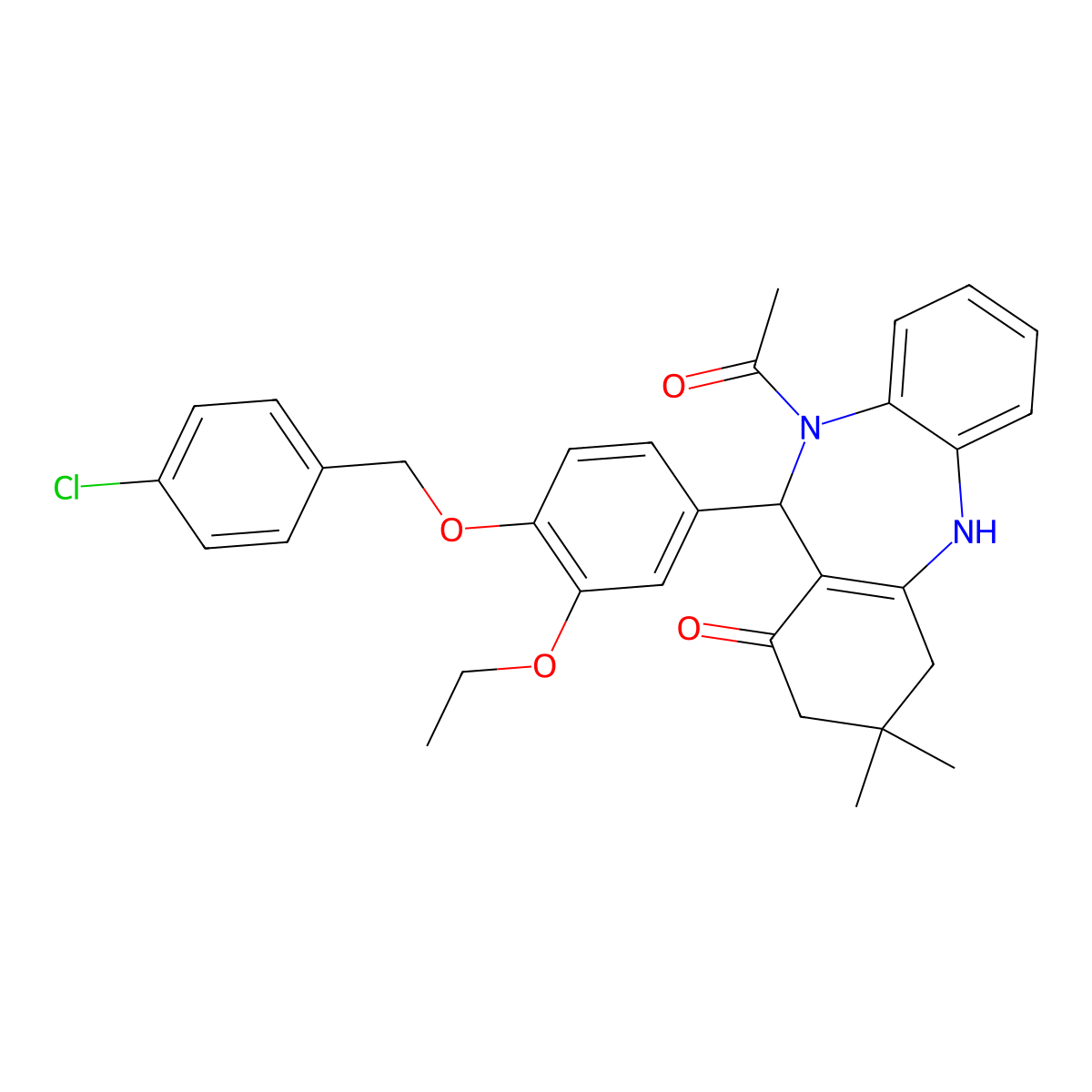 C32H33ClN2O4 molecular structure, CAS 525582-71-2
