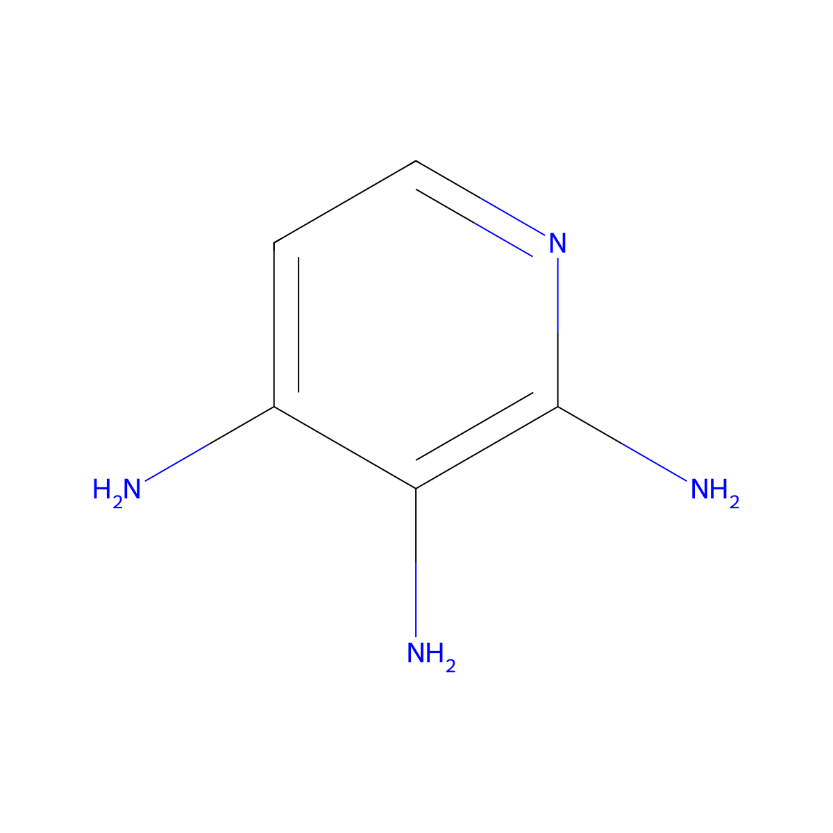 Pyridine-2,3,4-triamine molecular structure, CAS 52559-11-2