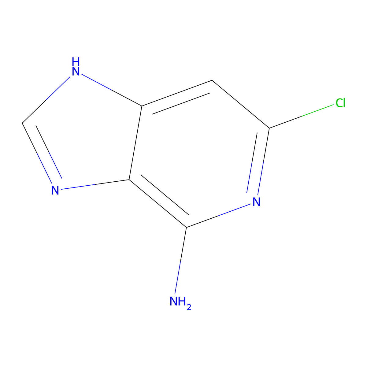 4-Amino-6-chloro-3H-imidazo(4,5-c)pyridine molecular structure, CAS 52559-17-8