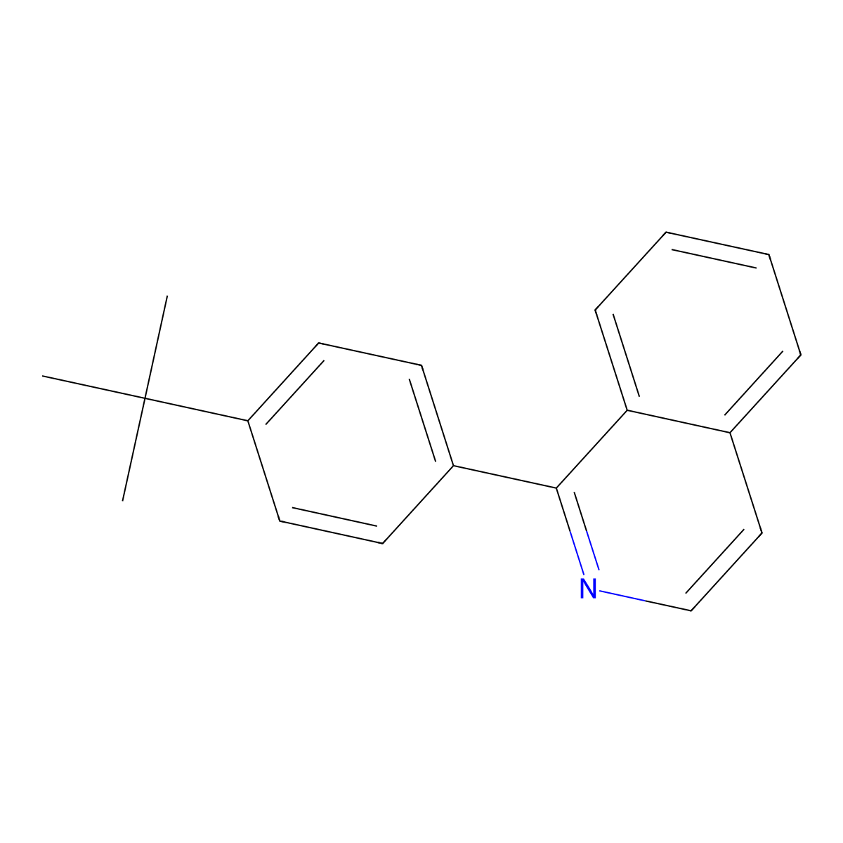 1-(4-tert-Butylphenyl)isoquinoline molecular structure, CAS 525598-48-5