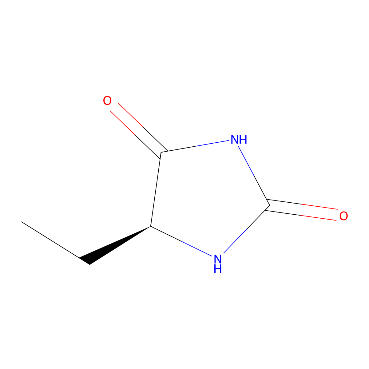 (S)-5-Ethylimidazolidine-2,4-dione molecular structure, CAS 525599-49-9