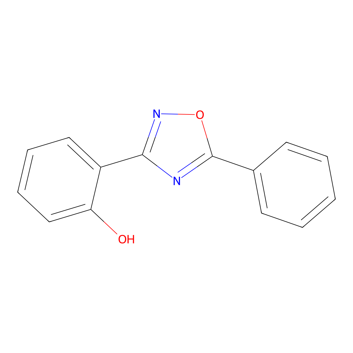 6-(5-Phenyl-1,2,4-oxadiazol-3(2H)-ylidene)cyclohexa-2,4-dien-1-one molecular structure, CAS 52561-91-8