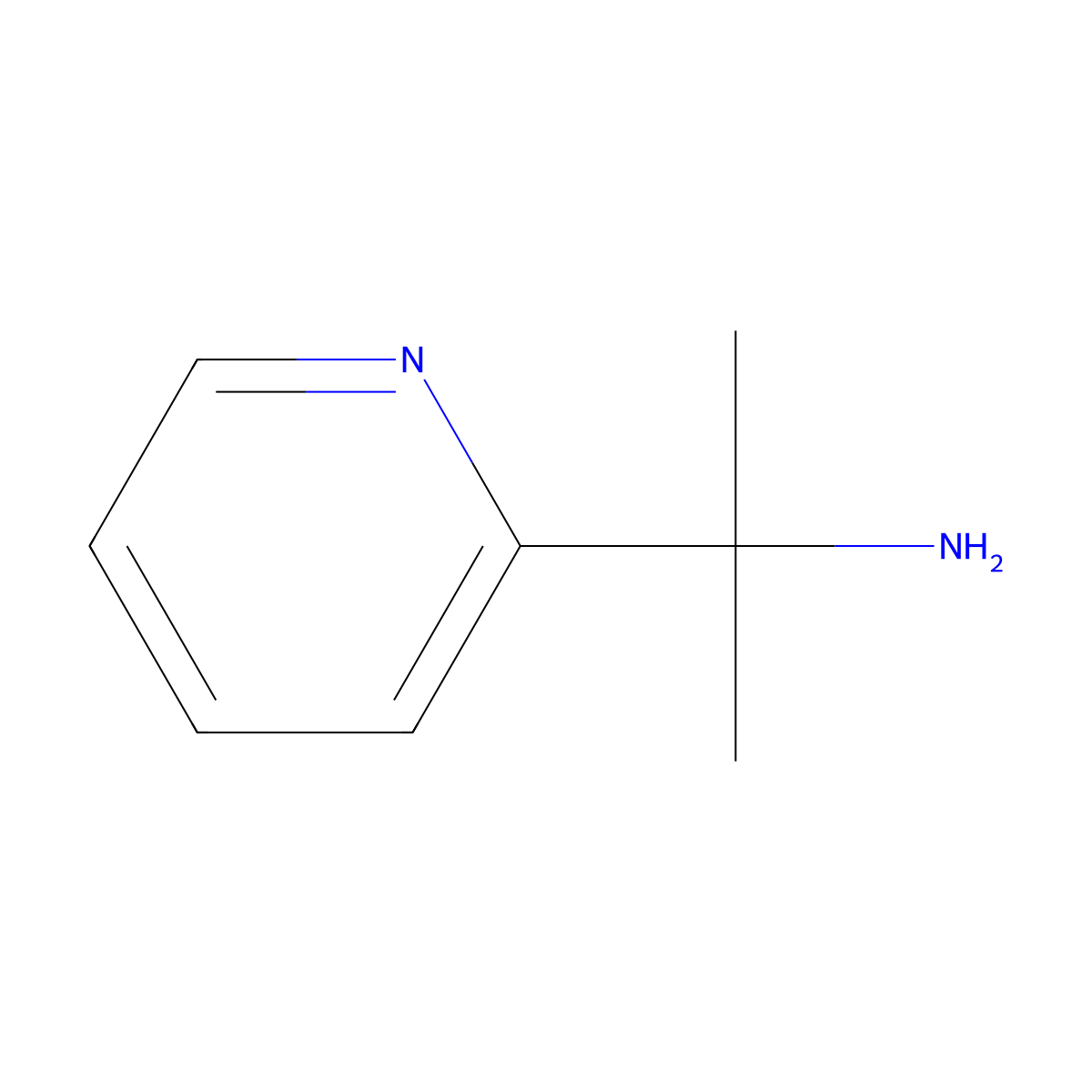 2-(2-Pyridyl)-2-propylamine molecular structure, CAS 52568-28-2