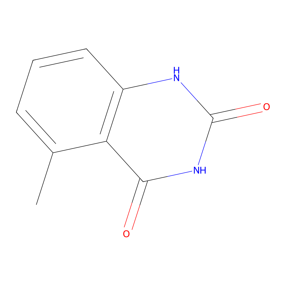 5-Methylquinazoline-2,4(1H,3H)-dione molecular structure, CAS 52570-39-5