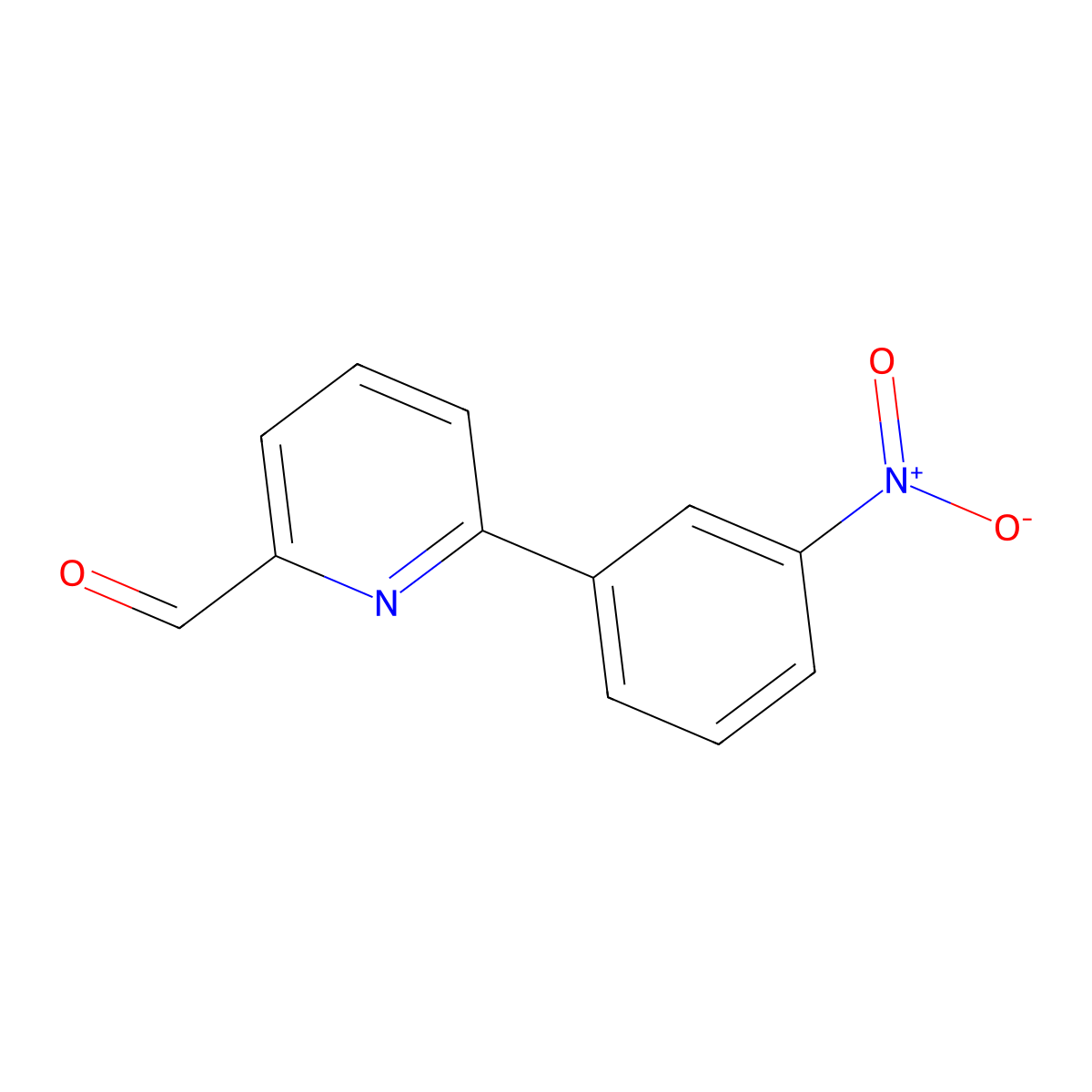 6-(3-Nitrophenyl)-2-pyridinecarboxaldehyde molecular structure, CAS 52583-70-7