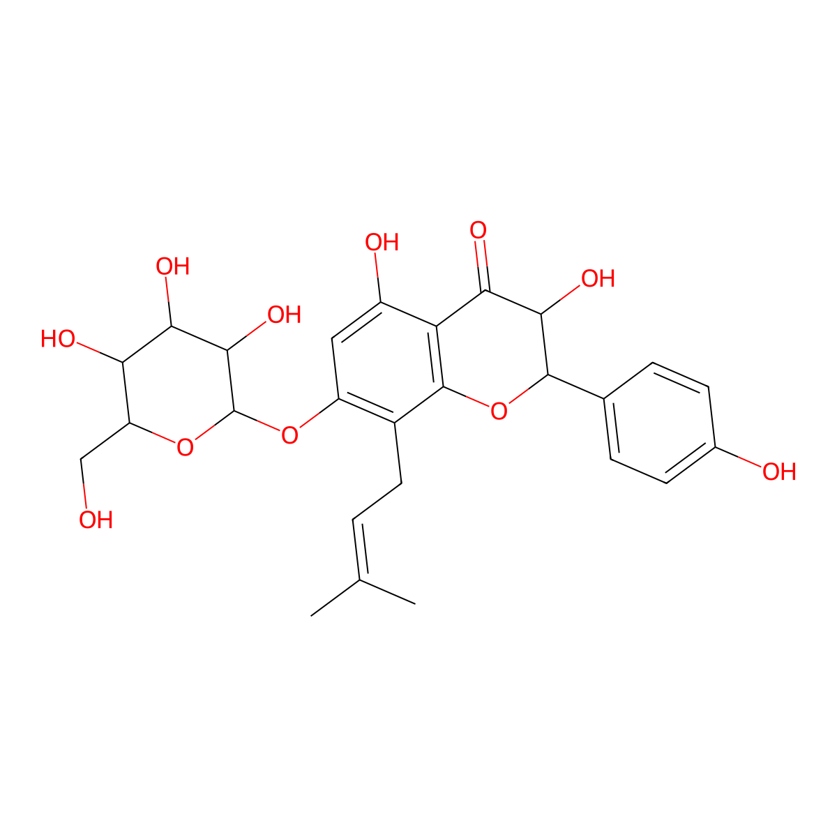 Phellamurin molecular structure, CAS 52589-11-4
