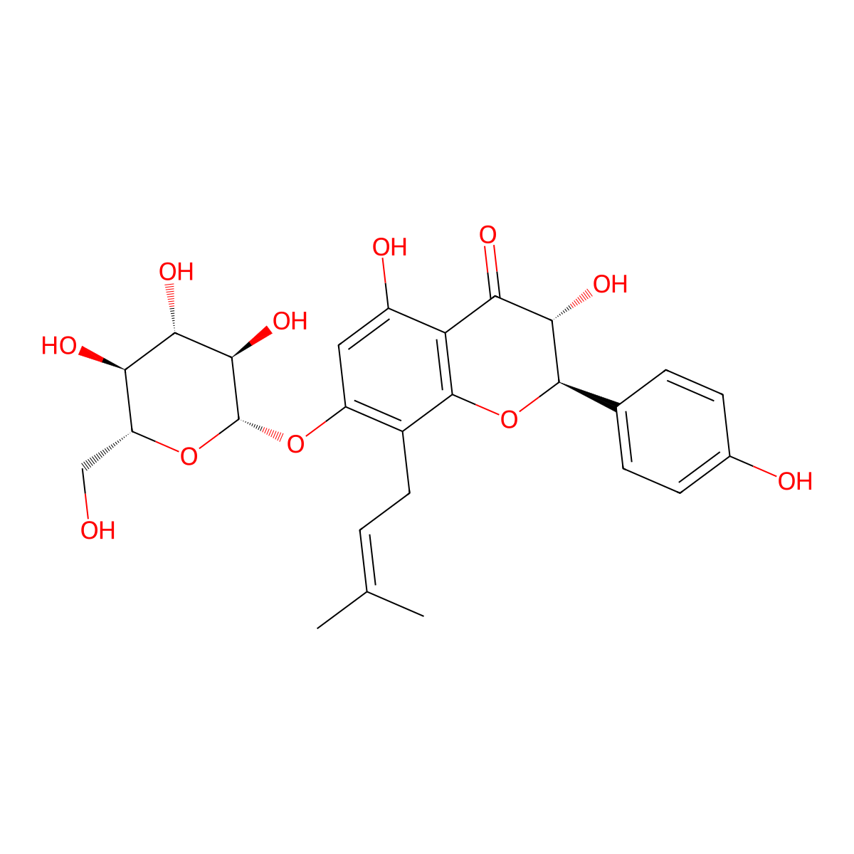 Phellamurin molecular structure, CAS 52589-11-4