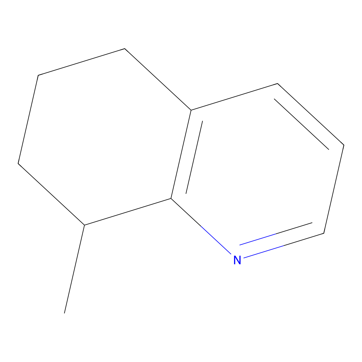 8-Methyl-5,6,7,8-tetrahydroquinoline molecular structure, CAS 52601-66-8