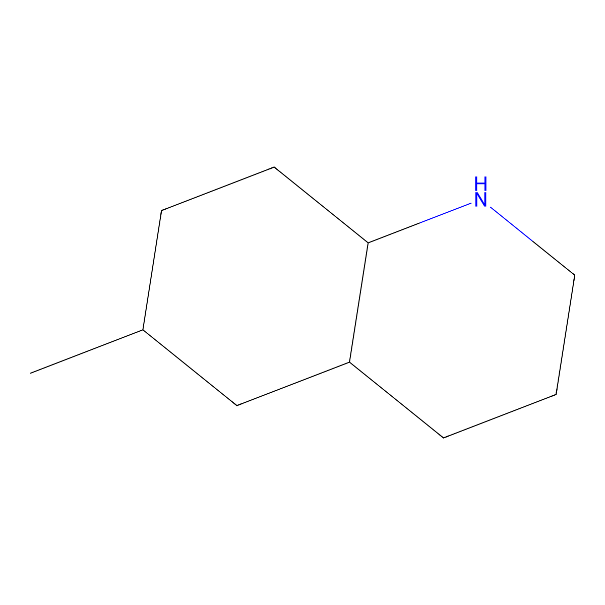 6-Methyl-decahydroquinoline molecular structure, CAS 52601-68-0