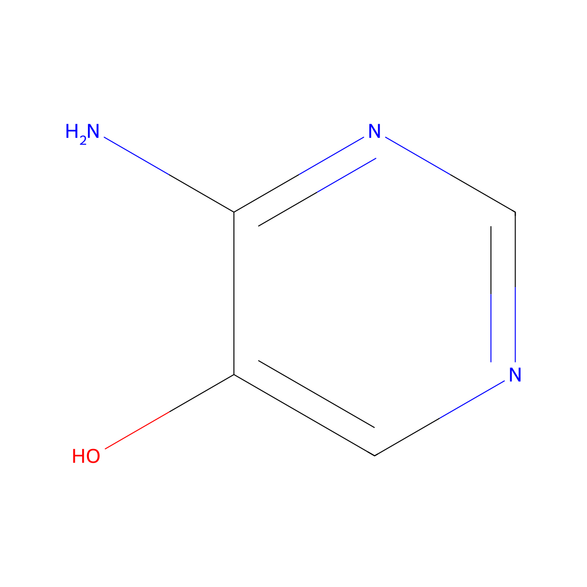4-Aminopyrimidin-5-ol molecular structure, CAS 52601-89-5