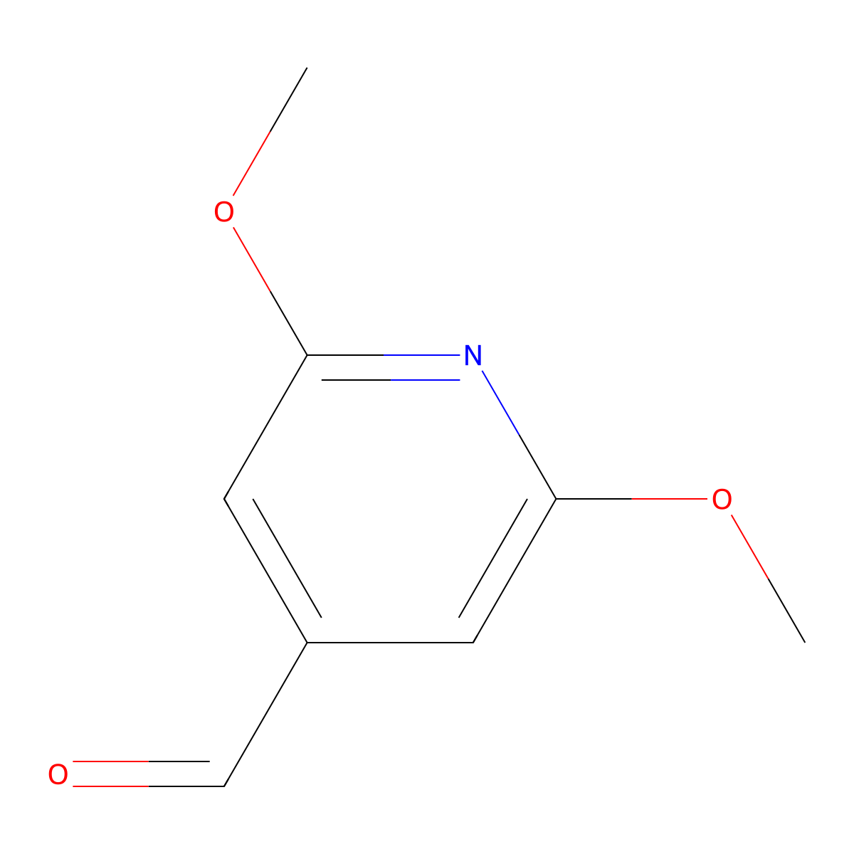2,6-Dimethoxyisonicotinaldehyde molecular structure, CAS 52606-01-6